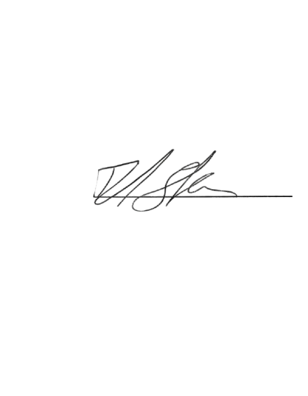 Signature of David Starr